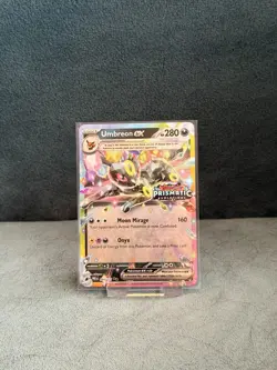 Pokemon TCG Prismatic Evolutions Umbreon EX Stamped Promo Card 060/131 - Image 1