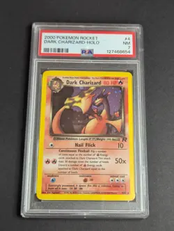 Dark Charizard 4/82 - Team Rocket Holo Rare (PSA 7) - Pokemon TCG - Image 1