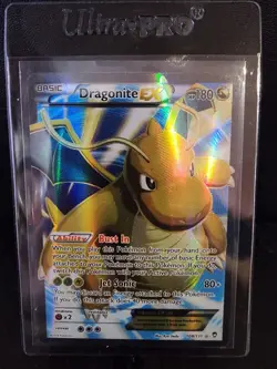 Pokemon Dragonite EX Full Art 108/111 XY - Furious Fists Holo LP - Image 1
