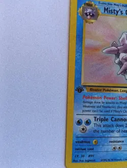 Pokemon Gym Heroes- Misty's Cloyster- 1st Edition- Near Mint-Vintage WOTC 29/132 - Image 5