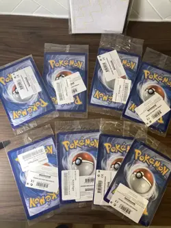 Pokemon TCG 25th Celebrations JUMBO First Partner Pack FULL SET | 8 packs | NEW - Image 3