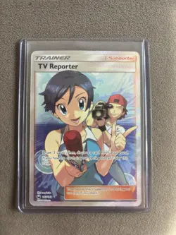 Pokemon TV Reporter, 167/168, Celestial Storm Set, Full Art Trainer Card - Image 3