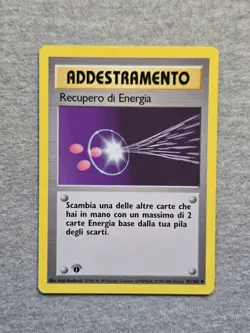 Pokemon TCG Energy Retrieval Base Set 81/102 Regular 1st Edition ITALIAN - Image 1