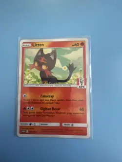 Litten 182/SM-P Exclusive KFC Promo Pokemon TCG Card 2020 - Image 1