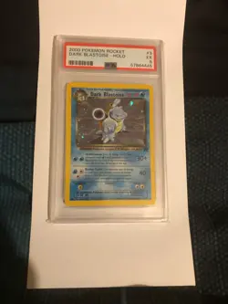 2000 POKEMON ROCKET #3 DARK BLASTOISE-HOLO PSA 5 - Image 1
