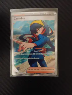 Pokemon TCG Carmine Full Art Trainer Twilight Masquerade Ultra Rare Holo - Image 1