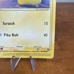 Pikachu 72/100 EX Sandstorm Pokemon Card 2003 TCG LP - Image 4