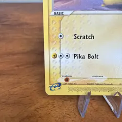 Pikachu 72/100 EX Sandstorm Pokemon Card 2003 TCG LP - Image 5