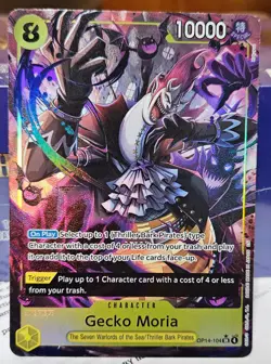 One Piece TCG OP14-104 Gecko Moria AA Alt Art Card Game CCG ENGLISH Near Mint - Image 1