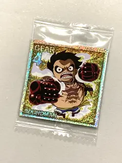 Monkey D Luffy - Gear 4 Boundman - SW6-20 GR One Piece Wafer Sticker - Image 1