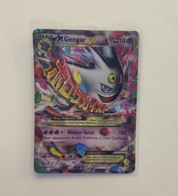 mega gengar ex pokemon card, holographic , from 2016 - Image 2