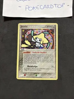 Pokemon Card Jirachi 9/107 -Ex Deoxys-Ita-Holo-swirl-Nm! - Image 3