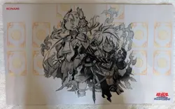 YuGiOh Playmat White Goddess Fallen of Albaz TCG CCG Mat Card Game Mouse Pad - Image 1