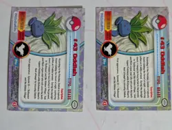 Oddish #43 Pokemon Foil Holo & Non-Holo Set 2000 Topps Card #43 LP - Image 2