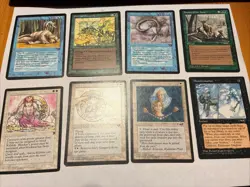 8 Vintage MTG Cards Legends Alliances Magic The Gathering Lot - Image 1