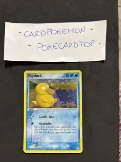 Pokemon Card Psyduck 70/109 - Ex Team Rocket Returns-Eng-Stamped-Holo-Nm! - Image 1