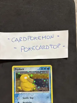 Pokemon Card Psyduck 70/109 - Ex Team Rocket Returns-Eng-Stamped-Holo-Nm! - Image 2