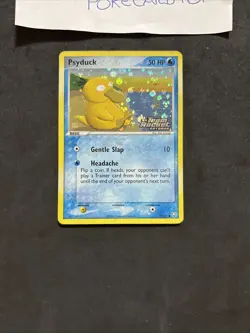 Pokemon Card Psyduck 70/109 - Ex Team Rocket Returns-Eng-Stamped-Holo-Nm! - Image 3