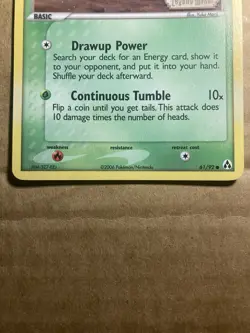 Seedot Pokemon Card Legend Maker 61/92 Holo LP - Image 4
