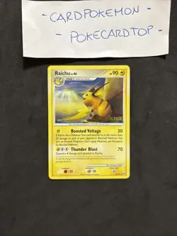 Pokemon Card Raichu lv.46 27/99-Prelease-eng-no Holo-stamped-Nm! - Image 1
