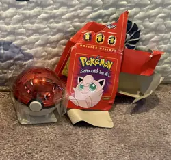 Jigglypuff Pokemon Burger King 23k Gold Plated Card in Pokeball SEALED *Read* - Image 3