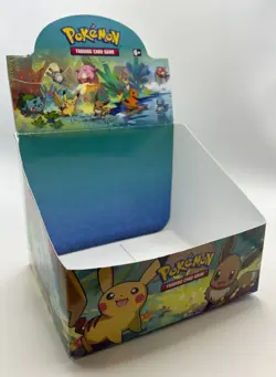 Official Empty Kanto Friends Trading Game Display Card Box 2019 - Pokemon TCG - Image 1