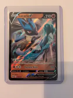 Pokemon TCG Lucario v Astral Radiance Holo Ultra Rare Card 078/189 - Image 1