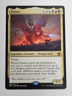 MTG Tiamat Adventures The Forgotten Realms Regular 235/281 Magic The Gathering - Image 1