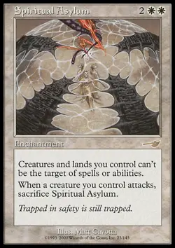 MTG Magic the Gathering Spiritual Asylum (23/143) Nemesis MP - Image 1