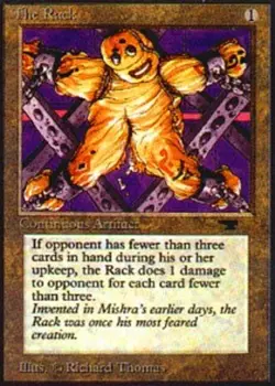 [1x] The Rack Played, English Antiquities MTG Magic - Image 1