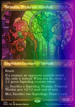 MTG Nemata, Primeval Warden (349/462) Dominaria United NM FOIL - Image 1