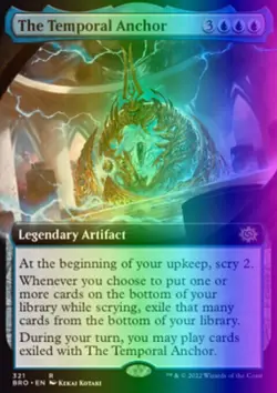 MTG Magic the Gathering The Temporal Anchor (321/399) The Brothers' War LP FOIL - Image 1