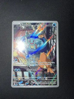 Pokemon TCG Squirtle IR Stellar Crown 148/142 - Image 1