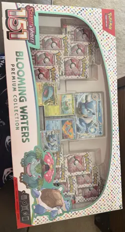 Pokemon TCG Blooming Waters Premium Collection Box – Brand New, Factory Sealed - Image 1