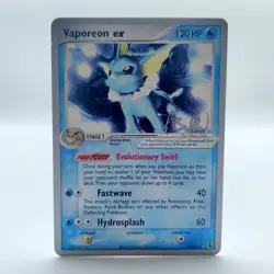 Pokemon Karte Vaporeon ex World Championship Series 2006 Promos Singles 110/113 - Image 1