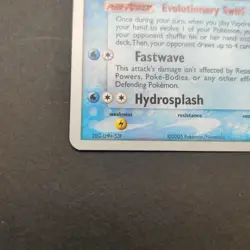 Pokemon Karte Vaporeon ex World Championship Series 2006 Promos Singles 110/113 - Image 3