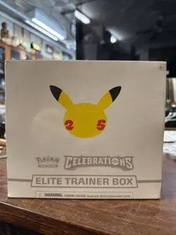 Pokemon Celebrations 25th Anniversary Elite Trainer Box ETB Sword & Shield - Image 1