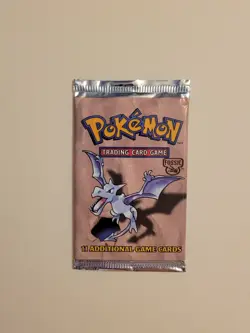 Pokemon Fossil Booster Pack - Aerodactyl Art - Factory Sealed 20.50 g - Image 2