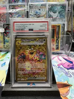 Charizard ex 228/197 SV03: Obsidian Flames Holo Pokemon TCG PSA 10 - Image 1