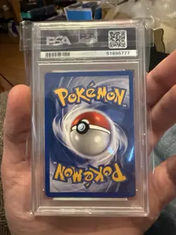 Pokemon 2000 Charizard #4/130 Base Set 2 Holo PSA 7 MINT SWIRL Rare - Image 3