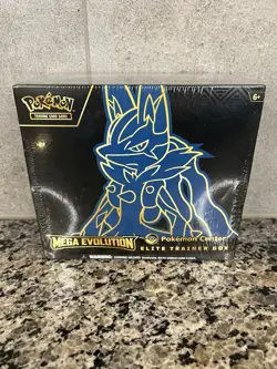 Pokemon Mega Evolution Pokemon Center Lucario Elite Trainer Box (ETB) Sealed - Image 1