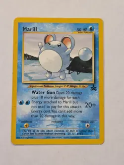 2000 Pokemon Promos Black Star Marill #29 Vintage Nintendo TCG - Image 1