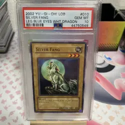 Yugioh LOB-010 2002 Silver Fang PSA10 “POP 4” - Image 1
