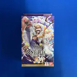 ONE PIECE TCG: GEAR5 STARTER DECK EX 21 (ST-21) FACTORY SEALED ENGLISH - Image 1