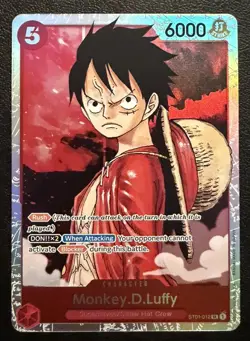 Monkey D. Luffy ST01-012 SR - One Piece TCG - Starter Deck 1: Straw Hat Crew NM - Image 1