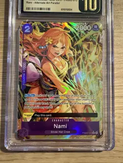 CGC Pristine 10 Nami Alt Art Parallel PRB02-012 One Piece Best Vol.2 - Image 3
