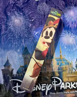 Disney Lorcana Parks Exclusive Mickey & Minnie Foil Playmat Sealed - Image 1