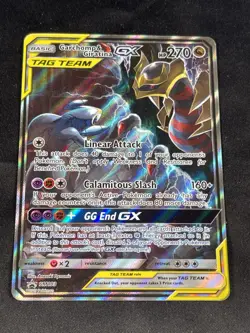 Pokemon TCG Garchomp & Giratina GX TCG Holo Card SM193 Tag Team Promo - Image 1