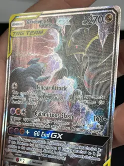Pokemon TCG Garchomp & Giratina GX TCG Holo Card SM193 Tag Team Promo - Image 5