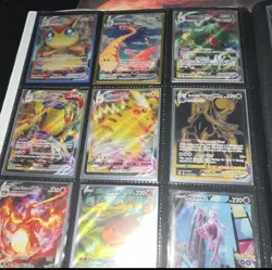 Ultra PRO Pro-Binder Pokemon TCG Card Lot Charizard Pikachu Holo Foil Mewtwo - Image 3
